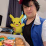 Ash and Pikachu with Pokemon Doughnuts