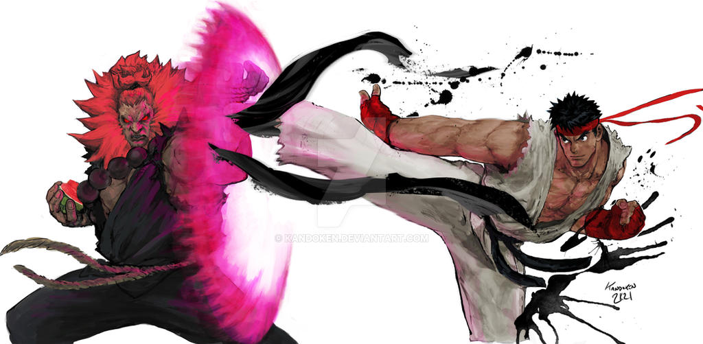 Shrek Vs Ryu SFV Gouki Vs Ryu by Kandoken on DeviantArt