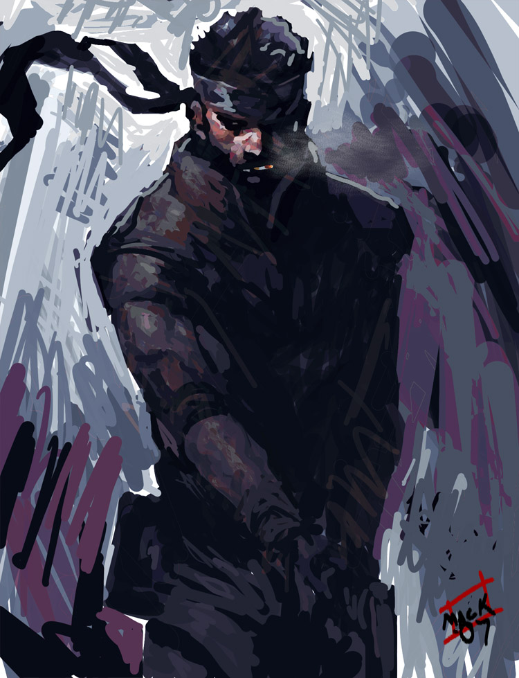 Solid Slake Solid Snake by Kandoken on DeviantArt