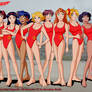 TS Girls as Baywatch Lifeguards