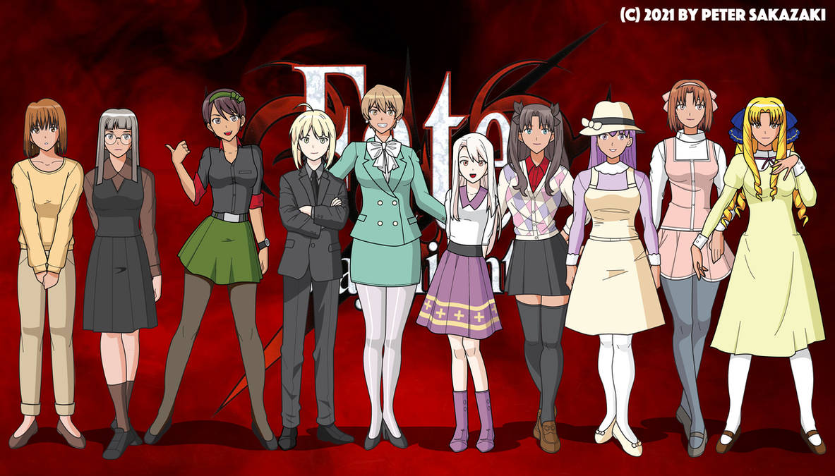 The Girls from Fate by Peter-Sakazaki on DeviantArt