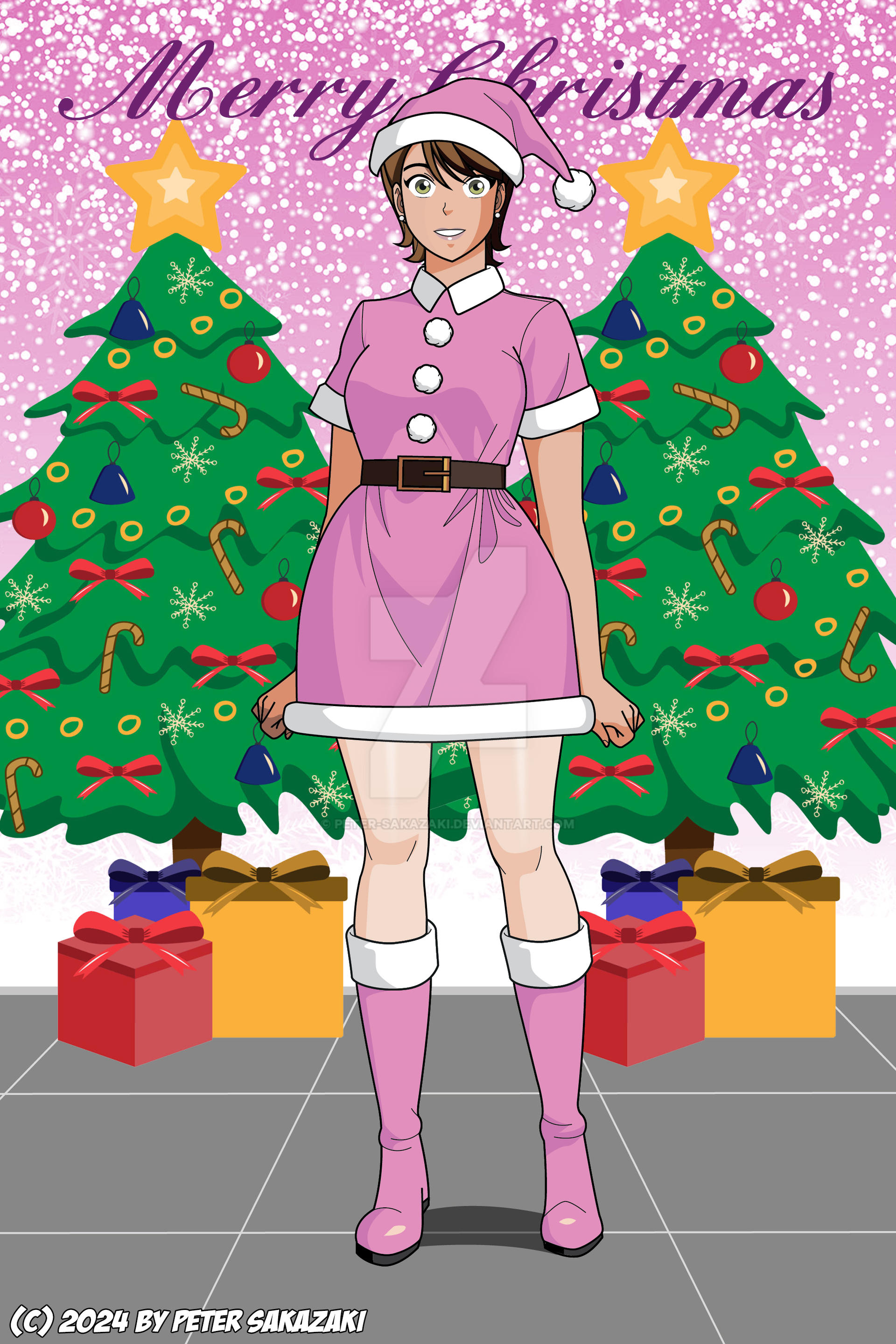 Itsuki (Christmas Outfit) by Peter-Sakazaki on DeviantArt