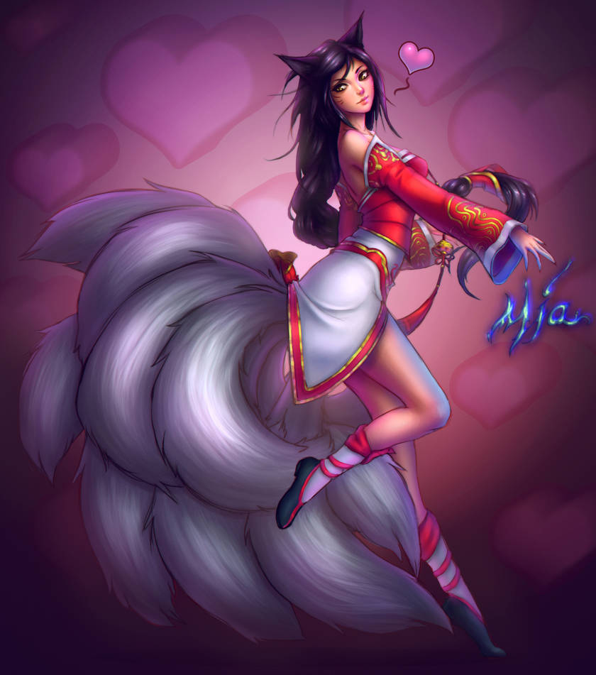League of Legends Ahri в Нижнем белье