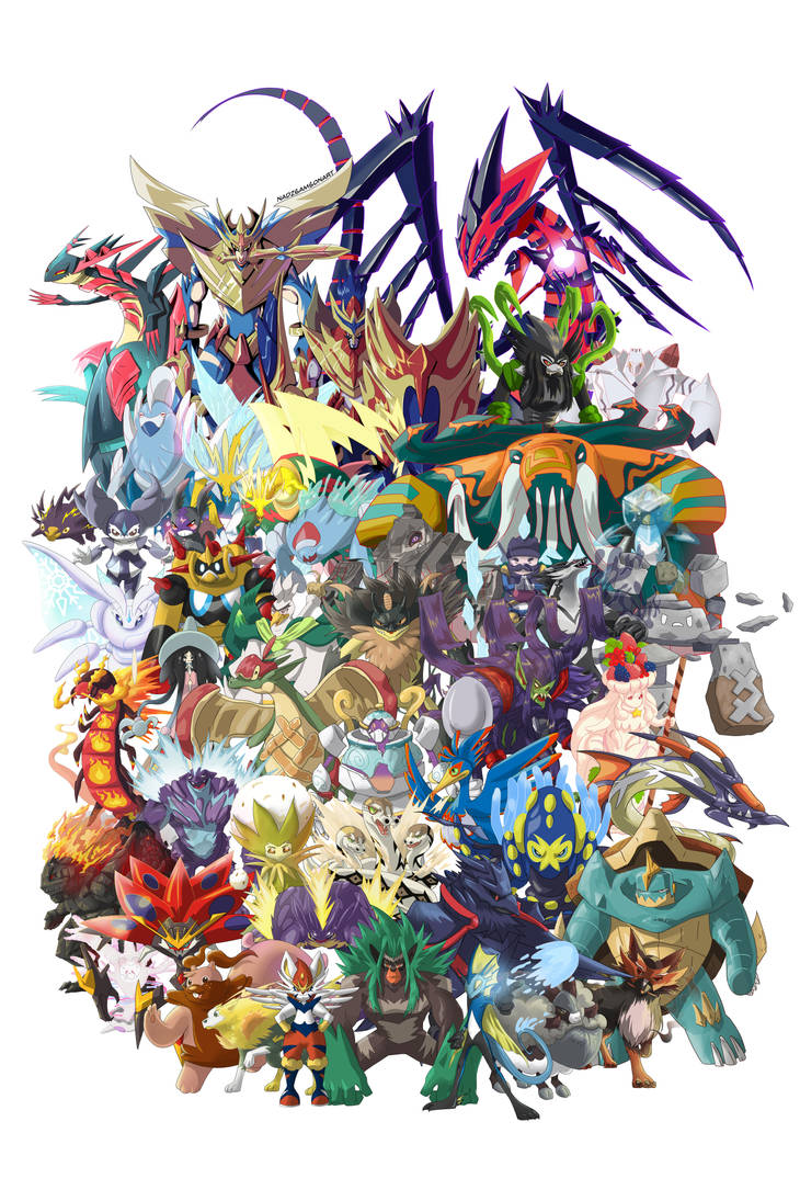 O-mega Pokemon Xy - Pokemon Generation 8 Pokedex, HD Png Download -  1200x768(#6639090) - PngFind