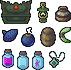 Zelda Inventory Pixeled