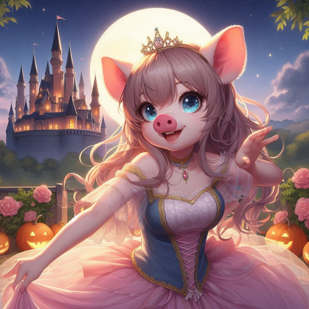 Princess Piglet Princess Pig by DanLightOfMoon on DeviantArt