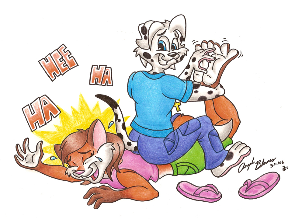 Kira Tickle by SketchDalmatian on DeviantArt