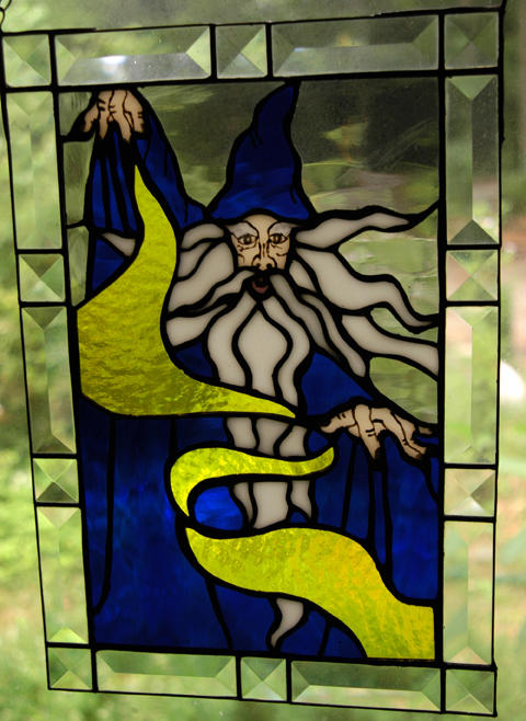 Stained Glass Wizard by AurraSing on DeviantArt