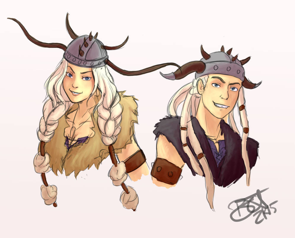 Ruffnut and tuffnut by B-E-F-F on DeviantArt