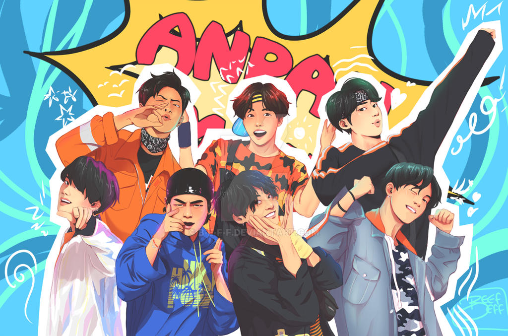 Bts Anpanman By B E F F On Deviantart