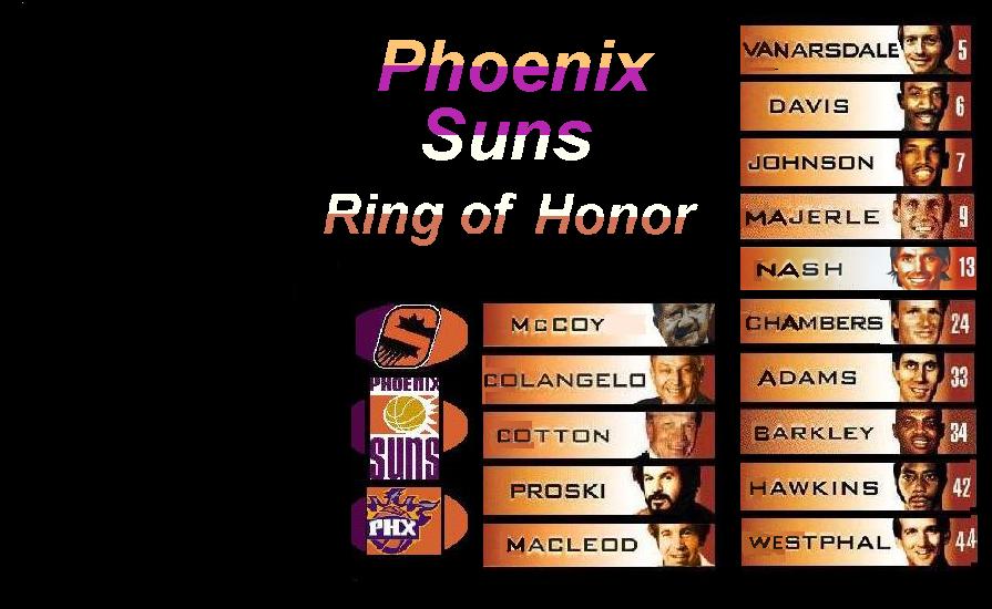 Phoenix Suns Ring Of Honor (updated)