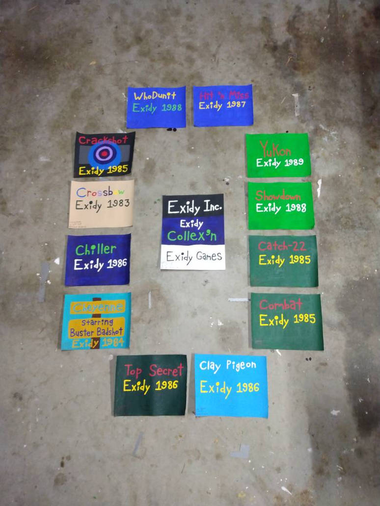 Exidy Arcade Video Games by d00mshr00m on DeviantArt