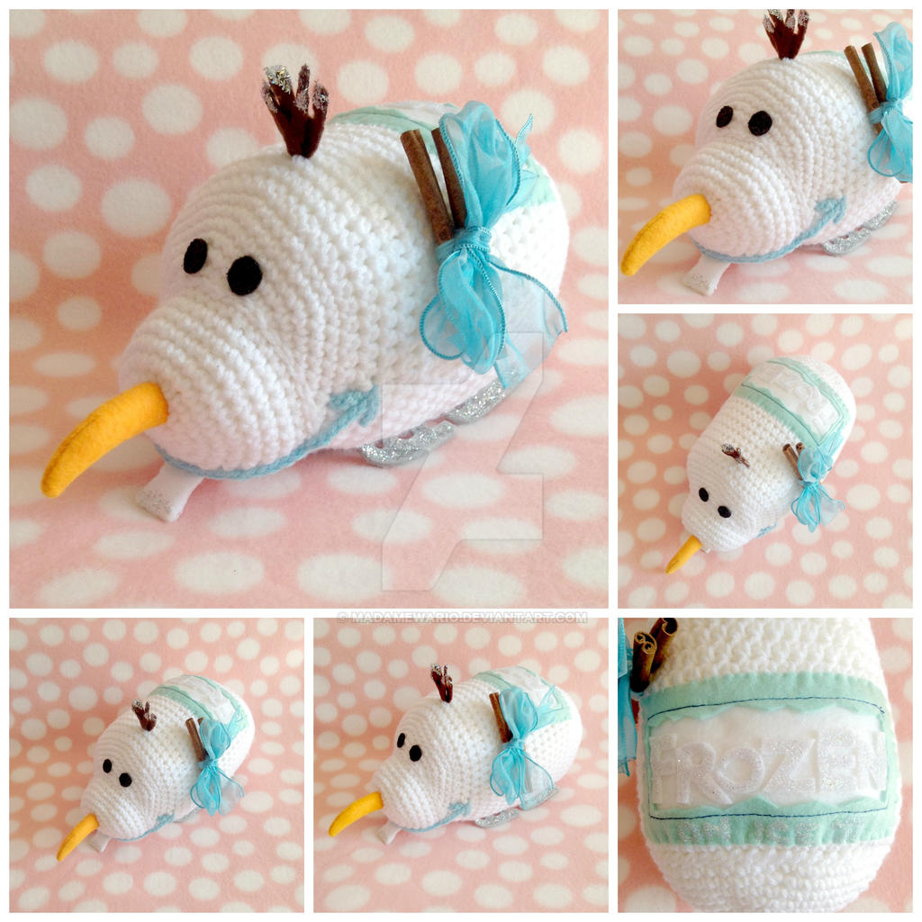 Frozen On Ice Inspired Crochet Olaf Tsum Tsum