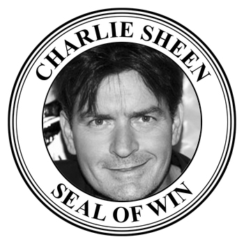 Charlie Sheen Seal of Win