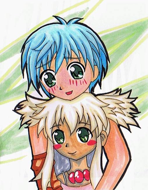 Star Ocean Fayt and Peppita