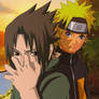 Sasuke and Naruto - Cover