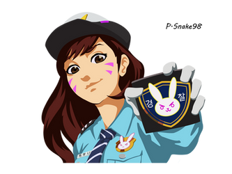 Officer D.Va spray