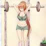 Andaria working out (Breave Frontier)