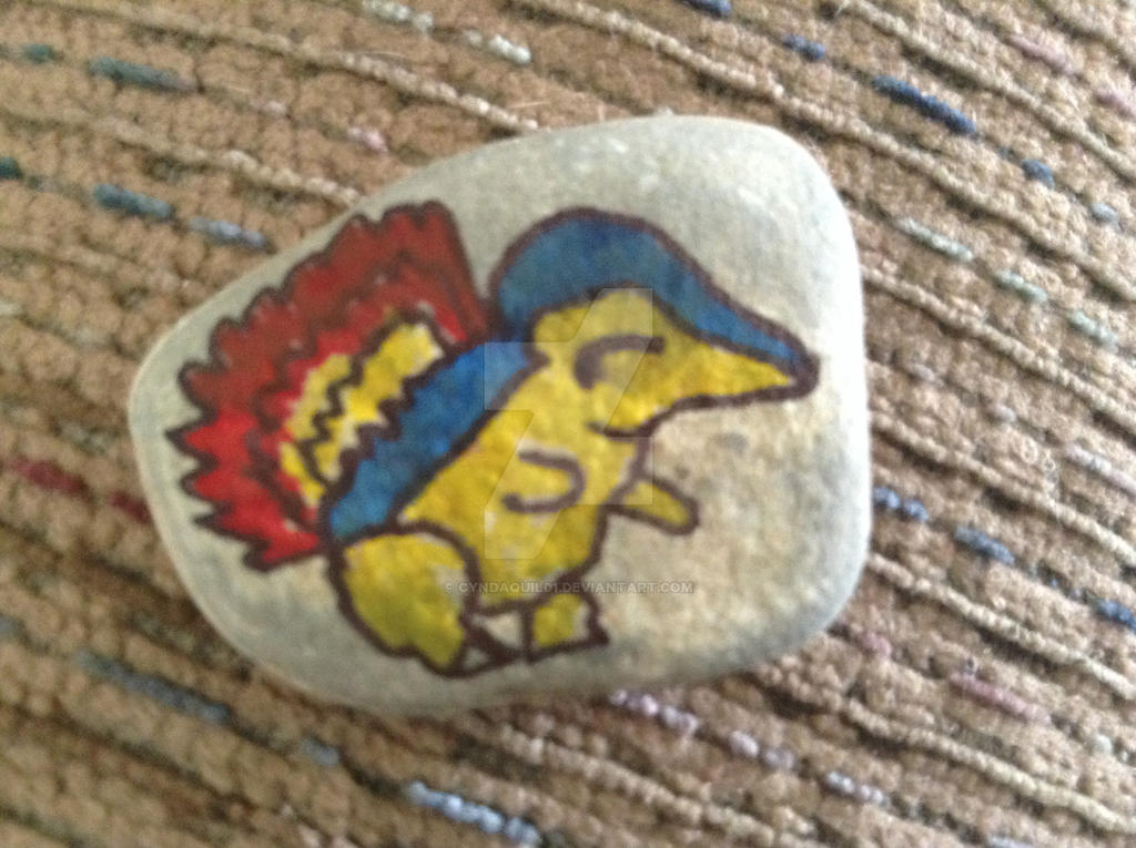 Cyndy Rocks Cyndaquil rock by Cyndaquil01 on DeviantArt