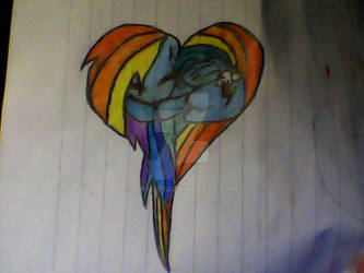 Rainbow Dash Heart