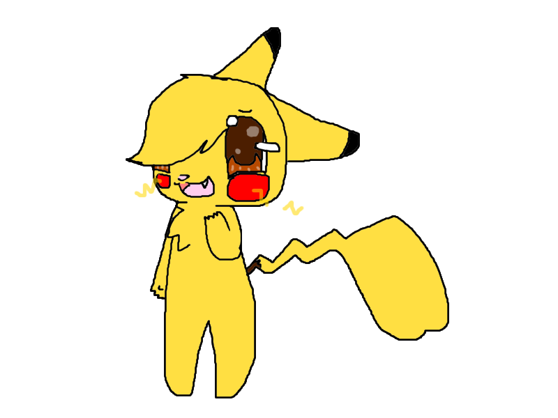 Defect Pikachu Failed Pikachu Draw Attempt XD by chocolatebacon000 on DeviantArt