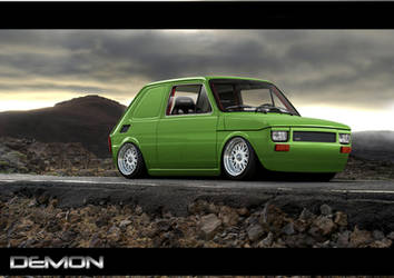 Fiat 126 Slammed van