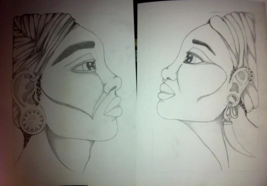 Kibwe and Asha - in progress