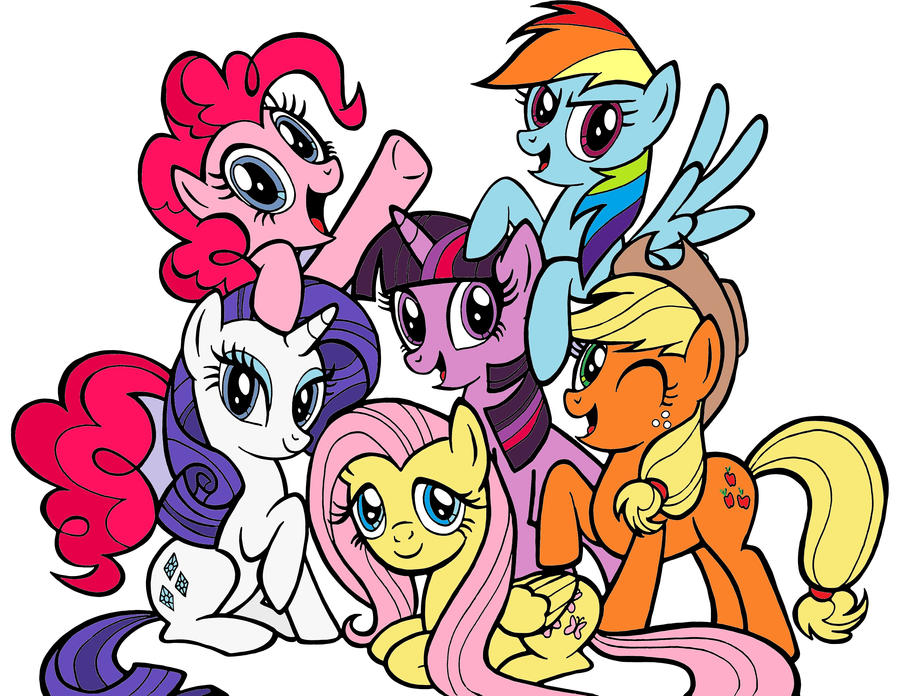 Называется my little pony. Mane 6. Mane 6 Pony. The Mane Six. Пони шестерка.