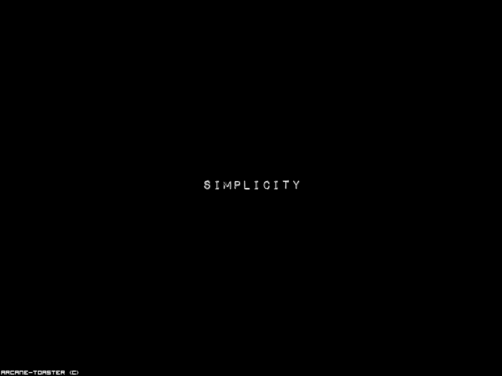 Simplicity Wallpaper
