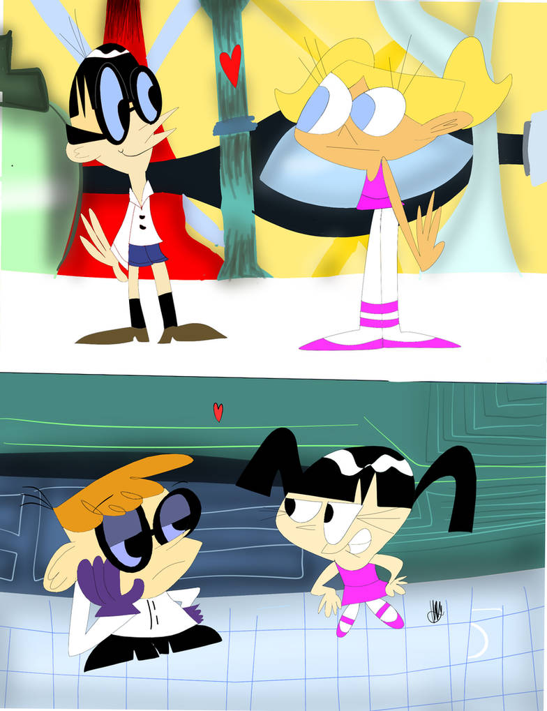 Request: Mandark X Dee dee and Dexter X Lalavava by calokifilmarts on ...