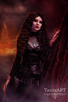 Katherine Pierce -  The Petrova Fire by TaniaART