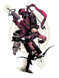 Hawkeye n Deadpool