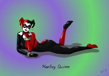 Harley Quinn - Coloured