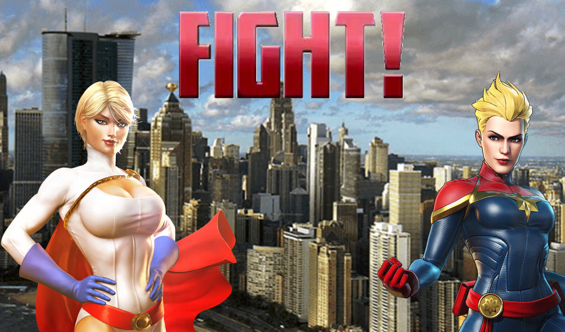 Power Girl vs Carol Fight by Br3ndan5 Power Girl vs Carol Fight by Br3ndan5