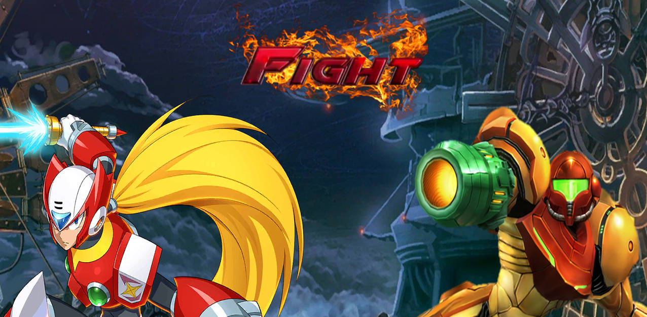Samus vs Zero Fight by Br3ndan5 Samus vs Zero Fight by Br3ndan5
