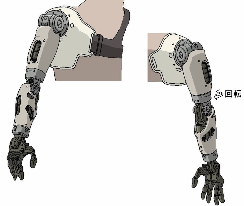 Ed prosthetic arm by Br3ndan5 Ed prosthetic arm by Br3ndan5