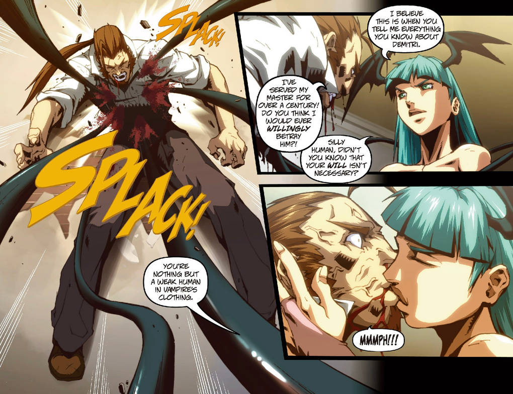Morrigan mind reading by Br3ndan5 Morrigan mind reading by Br3ndan5
