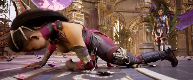 Mileena defeated