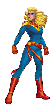 Captain Marvel 2019 render