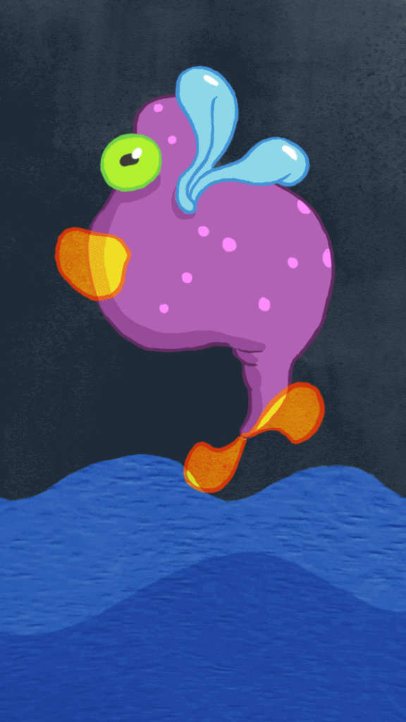 Fish Running on Waves by Buzz-On on DeviantArt
