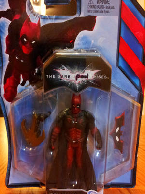 Completed Batpool Figure and Packaging