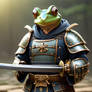 Frog Samurai Warrior