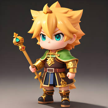 Adorable Anime Young King Clay Figure