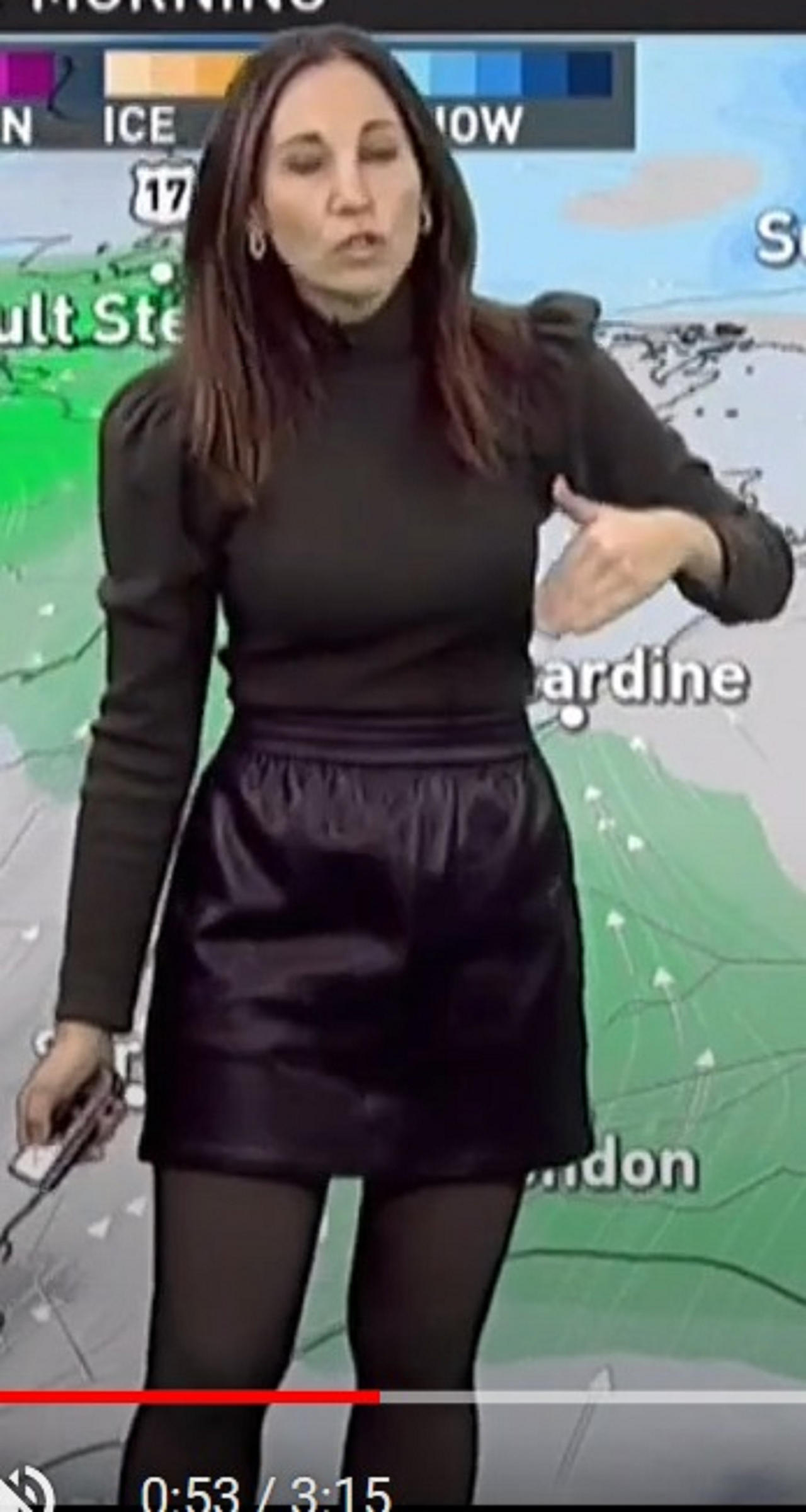 Karkic Body Nicole Karkic Wearing her Sexy Mini Black Skirt 8 by dragonmatt600 on ...
