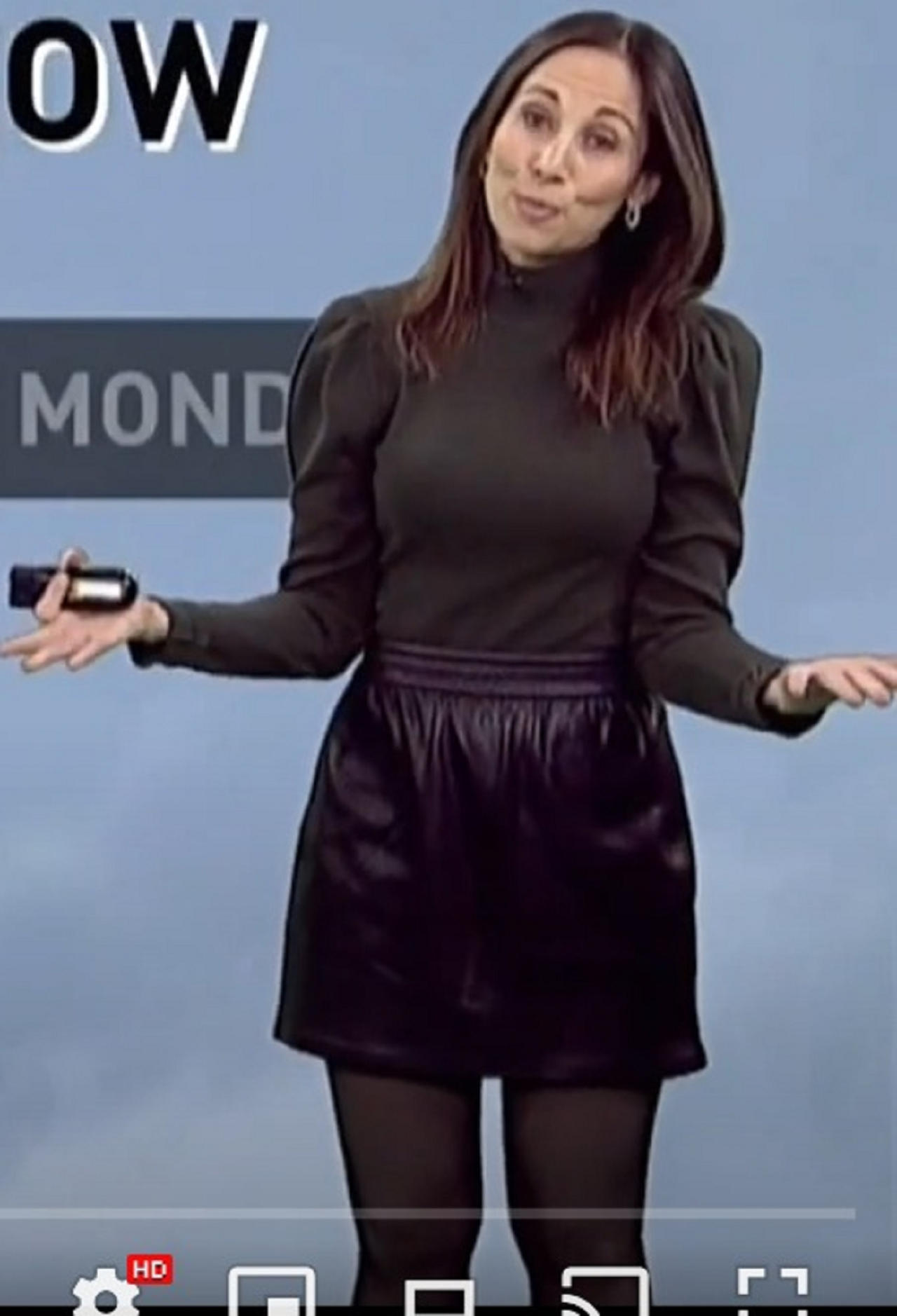 Karkic Body Nicole Karkic Wearing her Sexy Mini Black Skirt 27 by dragonmatt600 on ...