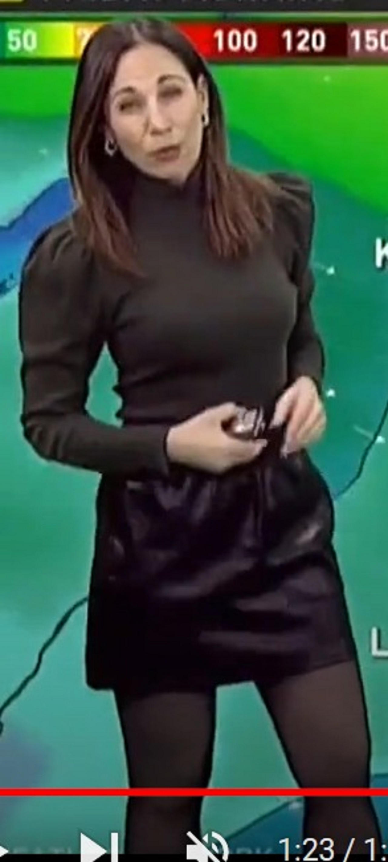 Karkic Body Nicole Karkic Wearing her Mini Leather Skirt 8 by dragonmatt600 on ...