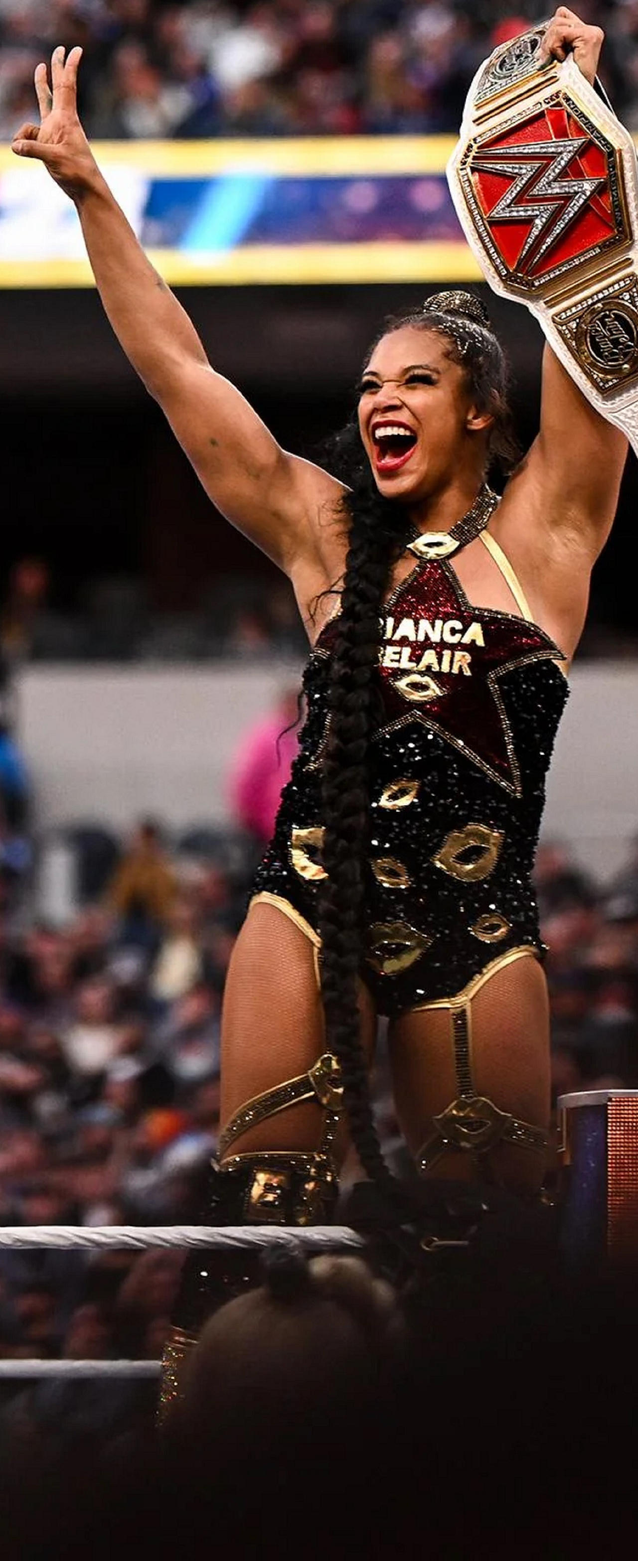 Bianca Belair Looking Sexy in her WM 39 Gear 5 by dragonmatt600 on