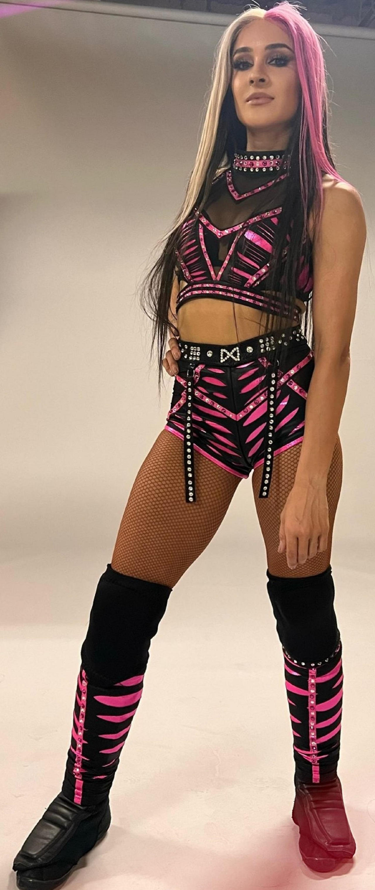 Dakota Kai Looking Sexy in her Pink Attire by dragonmatt600 on DeviantArt
