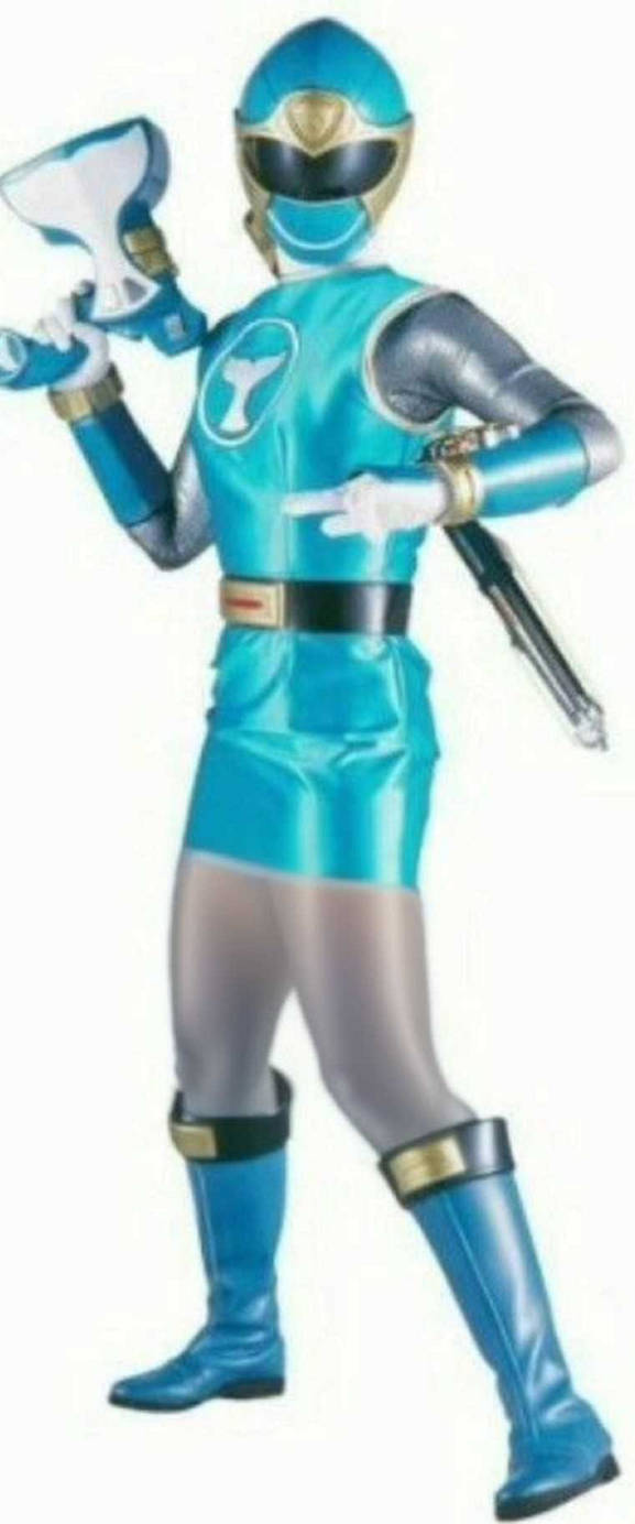 Tori Hanson Posing In her Sexy Blue Wind Ranger Mi by dragonmatt600 on ...