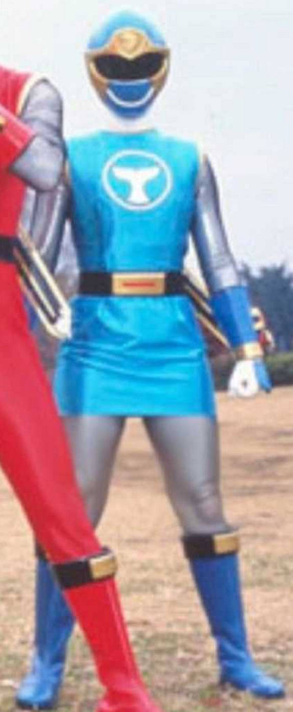 Tori Hanson Posing In her Sexy Blue Wind Ranger Mi by dragonmatt600 on ...
